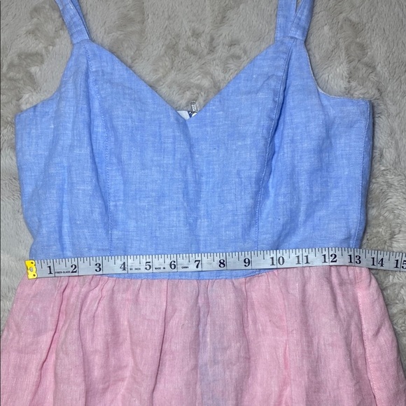 Cynthia Rowley Pastel Blue and Pink Mini Dress NWOT - Picture 5 of 11